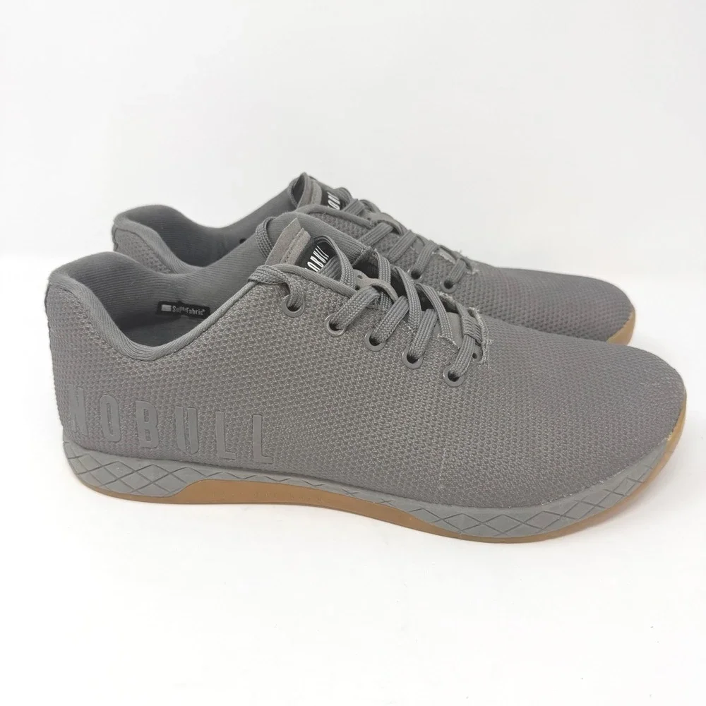 NOBULL SuperFabric Trainer Grey Mens Size 12 Cross Training Shoes Gym Workout